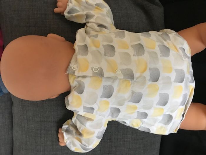 Blouse manches longues avec body integré Obaidi 3 mois - photo numéro 6