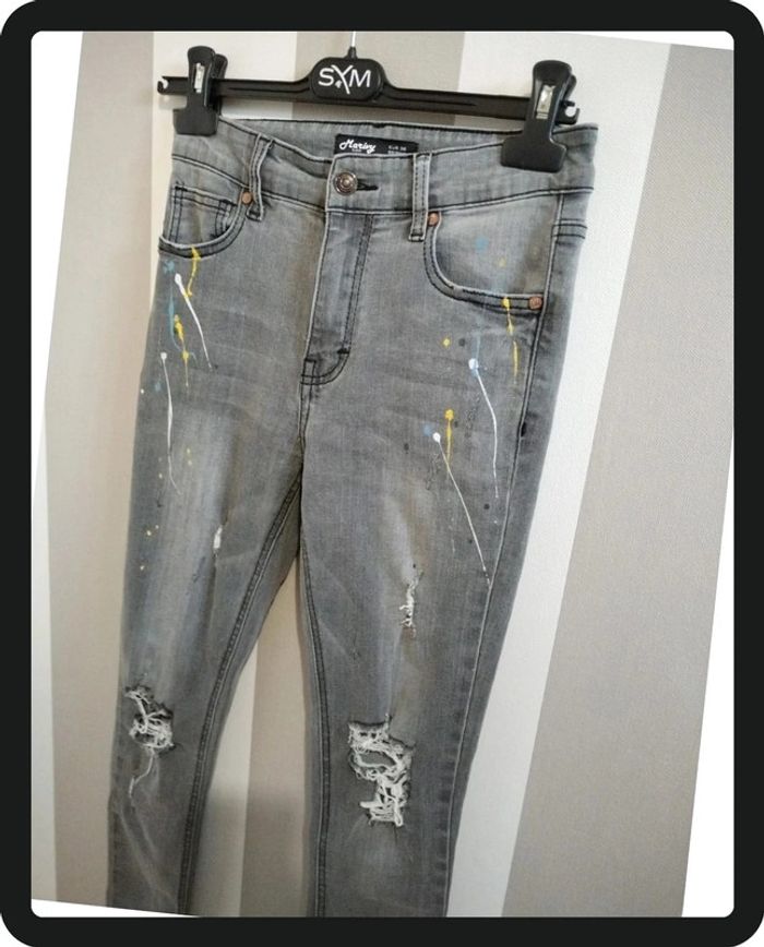 Pantalon en jean skinny - photo numéro 2