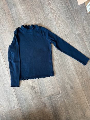 Tee shirt manches longues côtelé