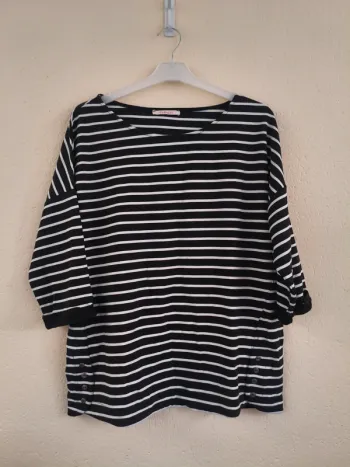 Pull marinière - camaïeu - taille 46