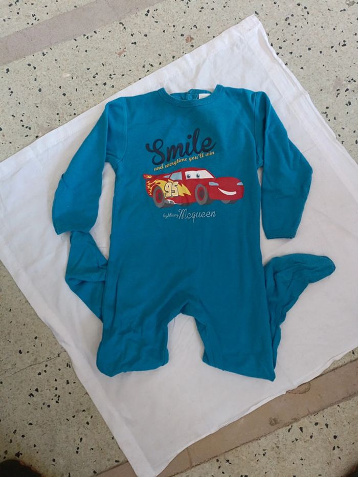 Pyjama une pièce garçon cars 36 mois