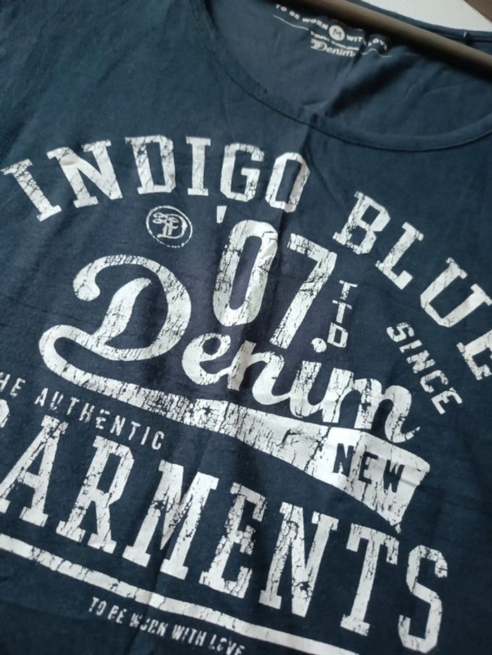 T-shirt Tom Taylor denim M - photo numéro 2