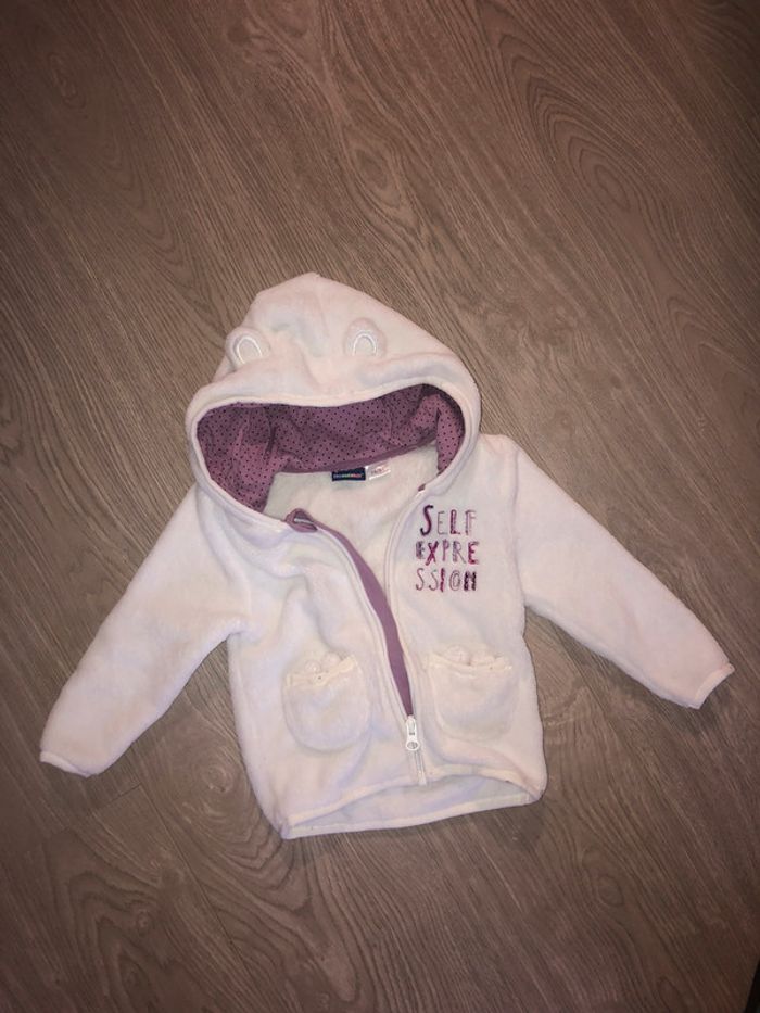 Gilet à capuche (74-80cm)