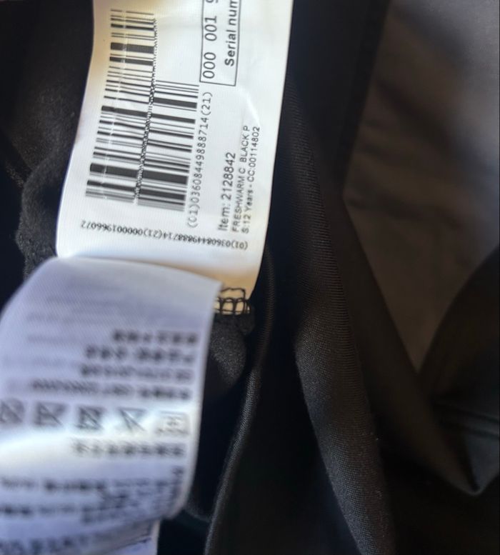 Sous pull thermique noir et gris 12 ans Wedze Decathlon - photo numéro 5