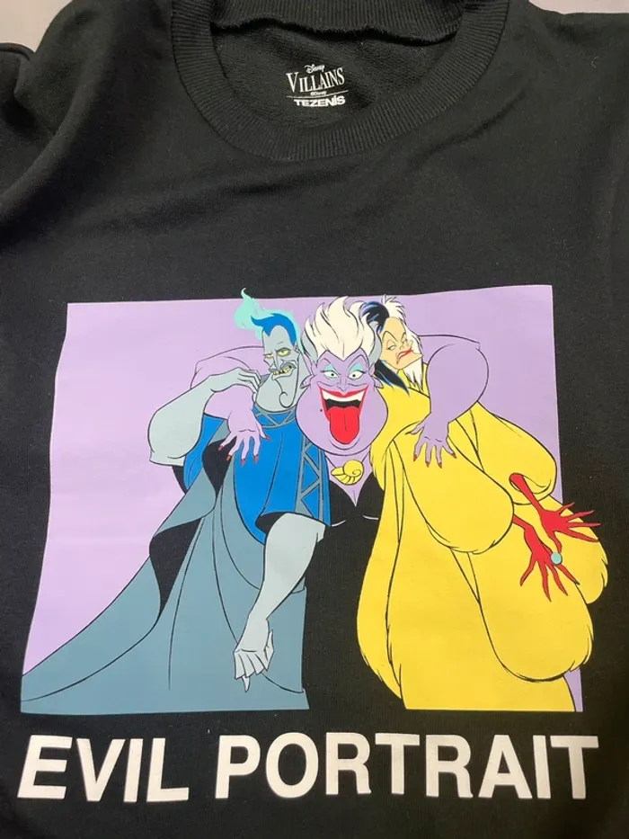 Sweat vilains Disney Halloween Tezenis x Disney - Evil Portrait - photo numéro 3