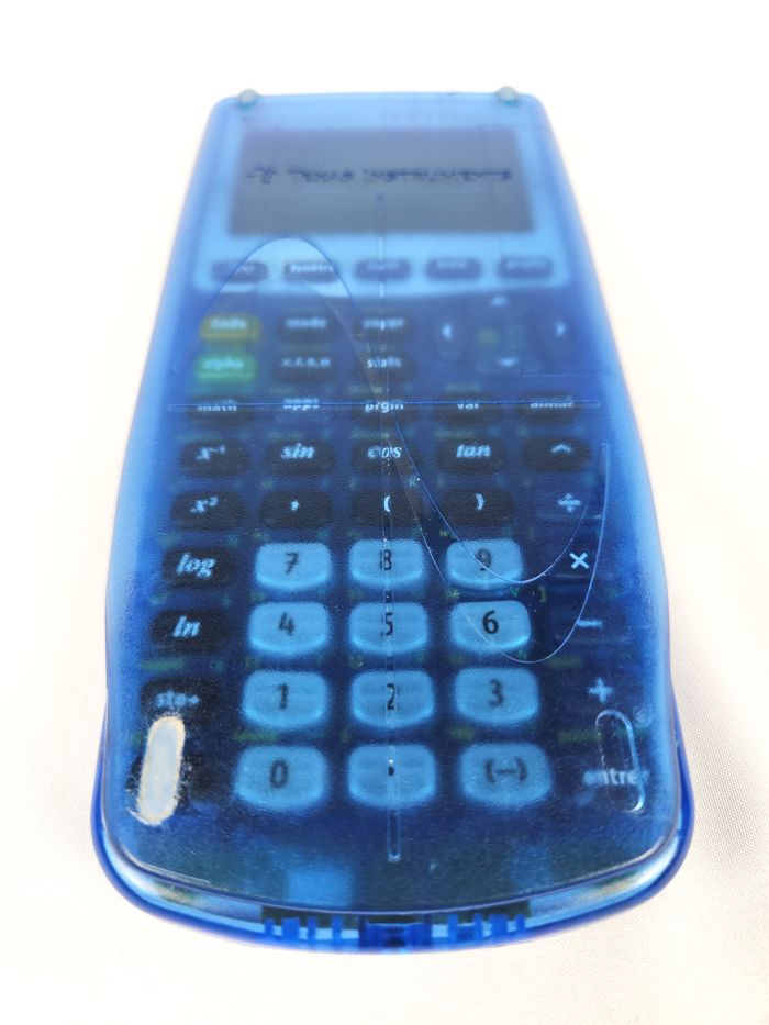 Calculatrice Texas Instruments TI-83 Plus Bleue - Très Bon État - photo numéro 7