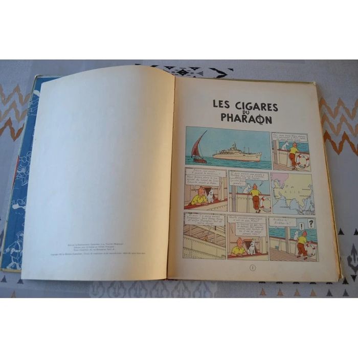 Tintin les cigares du Pharaon EO belge B15 1955 - photo numéro 6