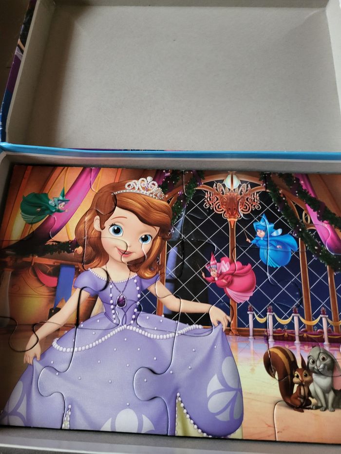 Lot de 2 puzzles disney princesse - photo numéro 4