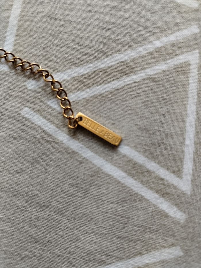 Collier en acier inoxydable avec pendentif pierre Belle &beau - photo numéro 8