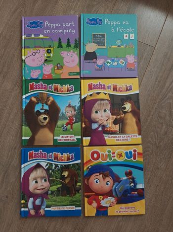 Lot 6 livres enfants