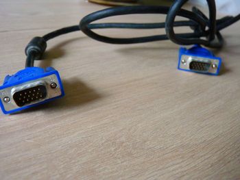 Cordon cable VGA males adaptateur moniteur ecran pc informatique bureau TBE