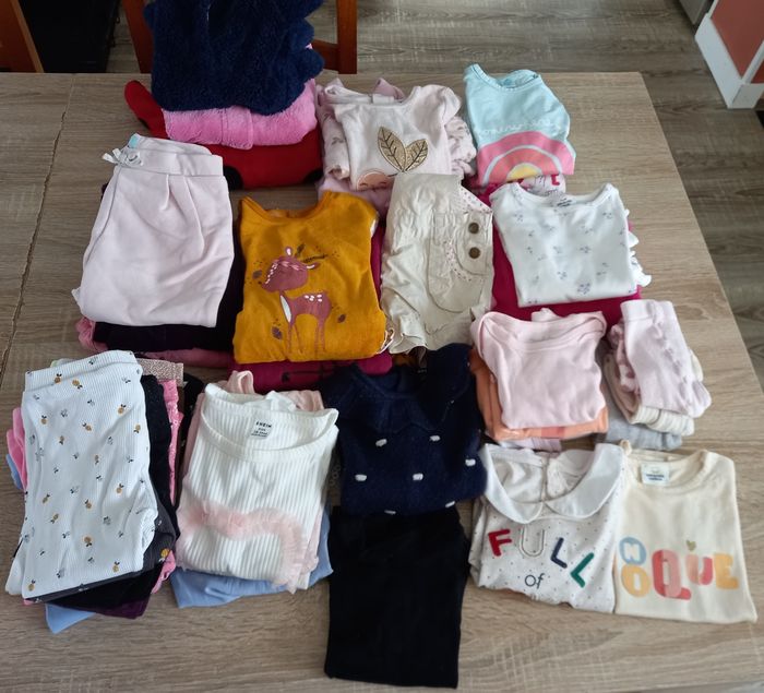 Lot vêtements fille