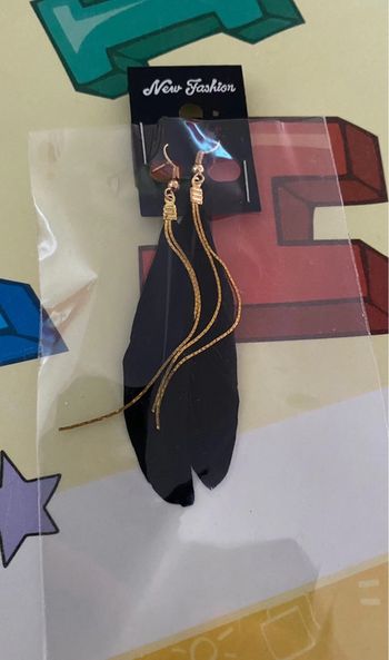 Boucles d’oreilles plume