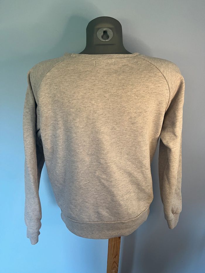 Pull gris col rond Petit Bateau taille XXS - photo numéro 4