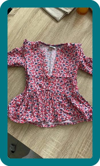 Tunique / robe  fluide fleurie TAO 12 mois