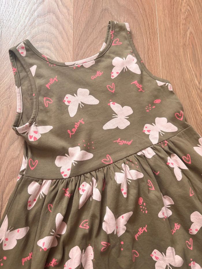 Robe verte à papillons orchestra 10 ans