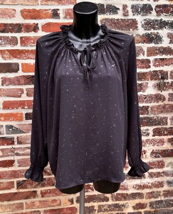 💫Blouse manches longues motif astral – Taille 38 – Camaïeu