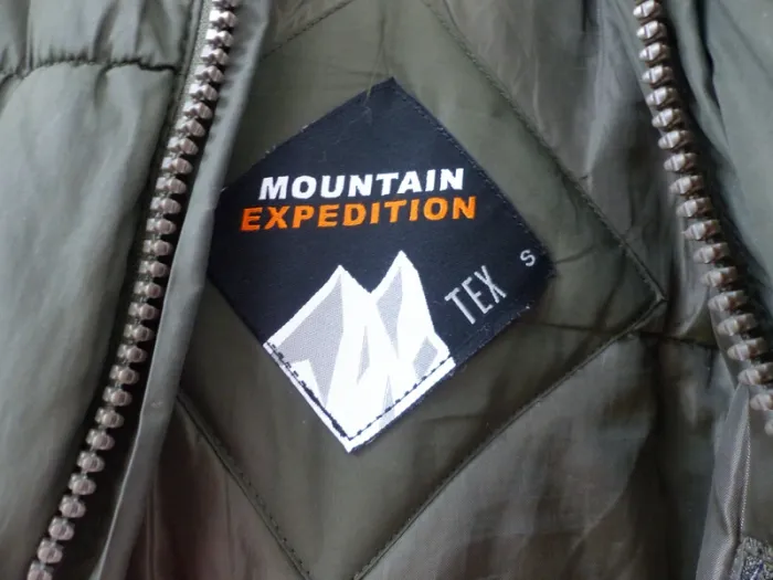 doudoune/manteau très chaud kaki - photo numéro 2