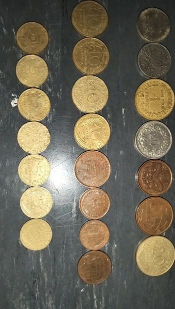 Lot de pièces et billet – Collection / Vintage