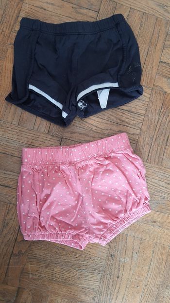 Short fille 3 mois