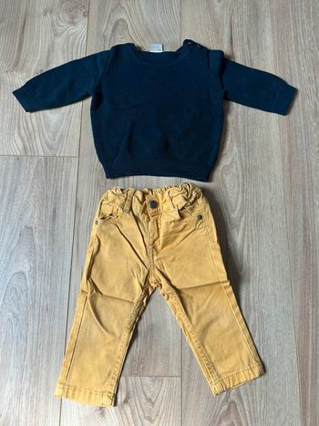 Pull et jean 6 mois