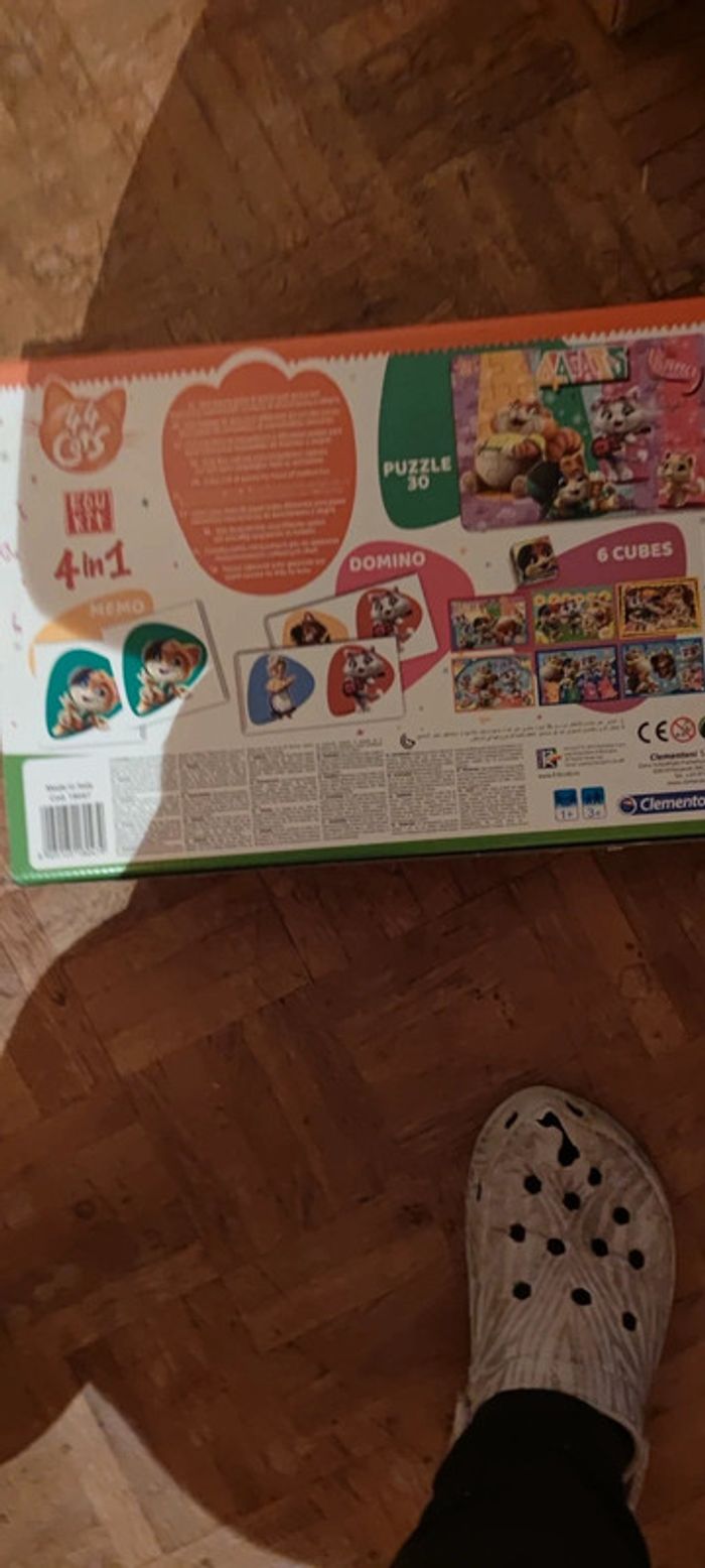 Puzzle +mémo+cubes+domino en un seul jeu neuf 3 ans - photo numéro 2