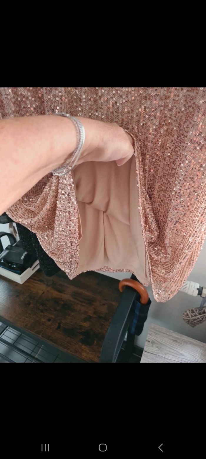 Robe tout en sequins  ou de chez tex - photo numéro 4