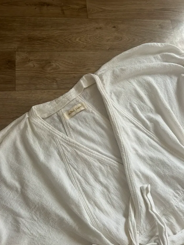 Guru jagat combinaison pantalon blanche coton , femme, taille 1/36 - photo numéro 4