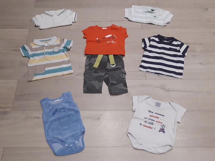 Lot de vêtements été garçon 3 mois (8 pièces)
