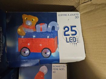 Ourson lumineux Noël