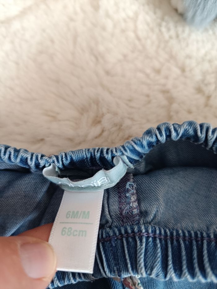 Lot 3 shorts culotte 6 mois obaibi - photo numéro 2