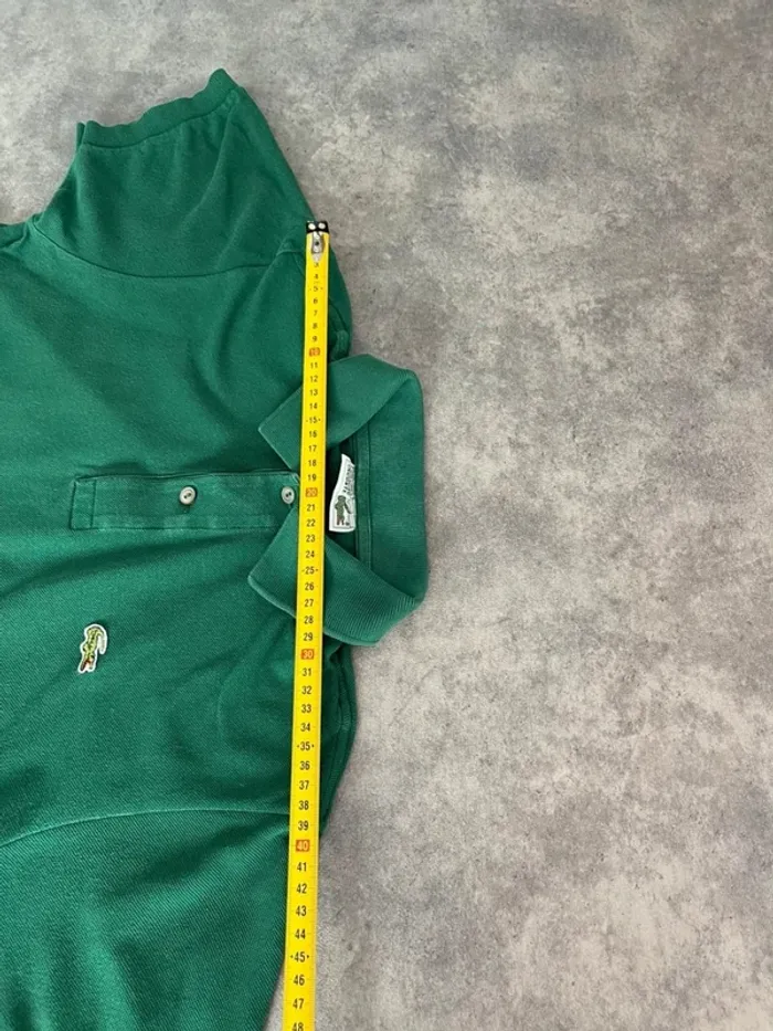 Polo Lacoste devançât vert - photo numéro 5