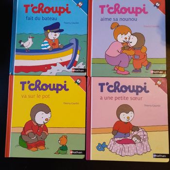 Lot livres enfant Nathan T'choupi