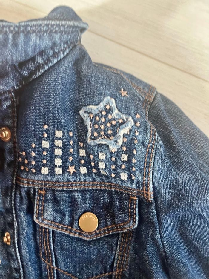 Veste en jeans chaude fille - photo numéro 4