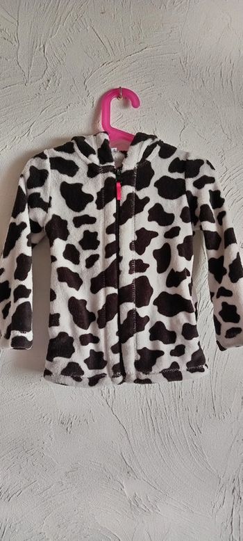 Veste polaire vache