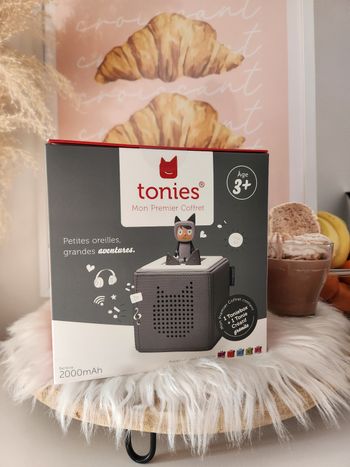 Coffret boite à Histoires et conteuse musicale tonies Toniebox 1 gris 
