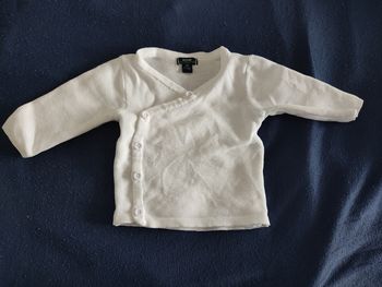 Brassière en coton blanc