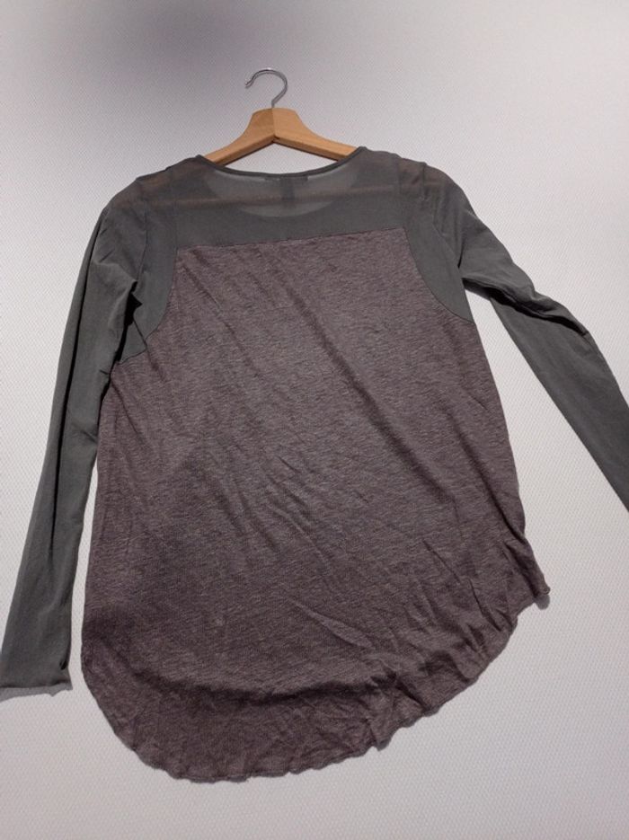 Top gris Mango S - photo numéro 4