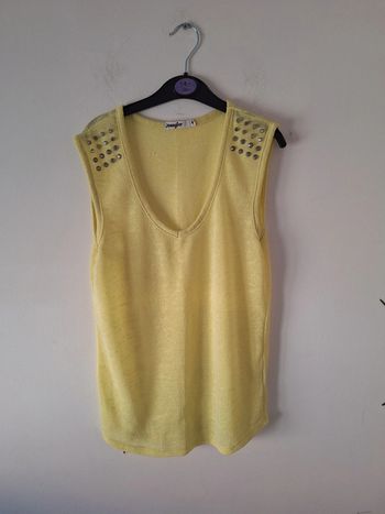 Débardeur jaune