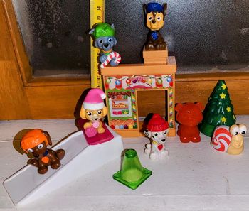 Lot de figurines pat patrouille Paw Patrol  spécial Noël