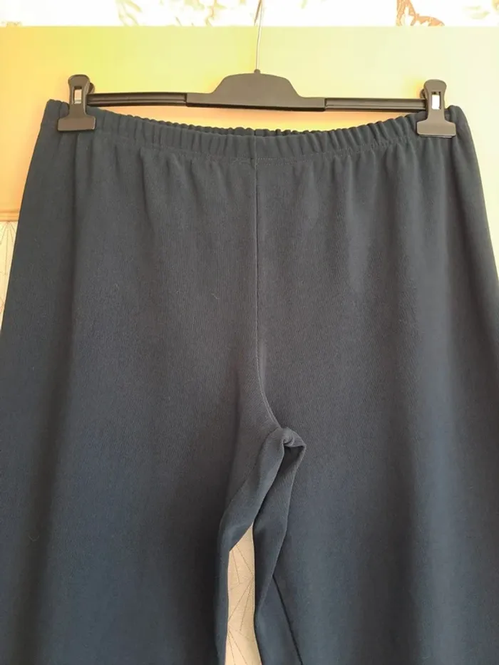 Pantalon femme tbe habillé tissu côtelé étiquette coupée 46 - photo numéro 2