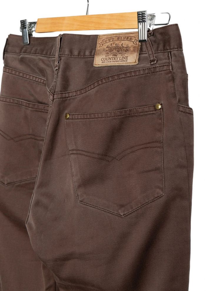 Jean marron Old River Taille 40 - photo numéro 9