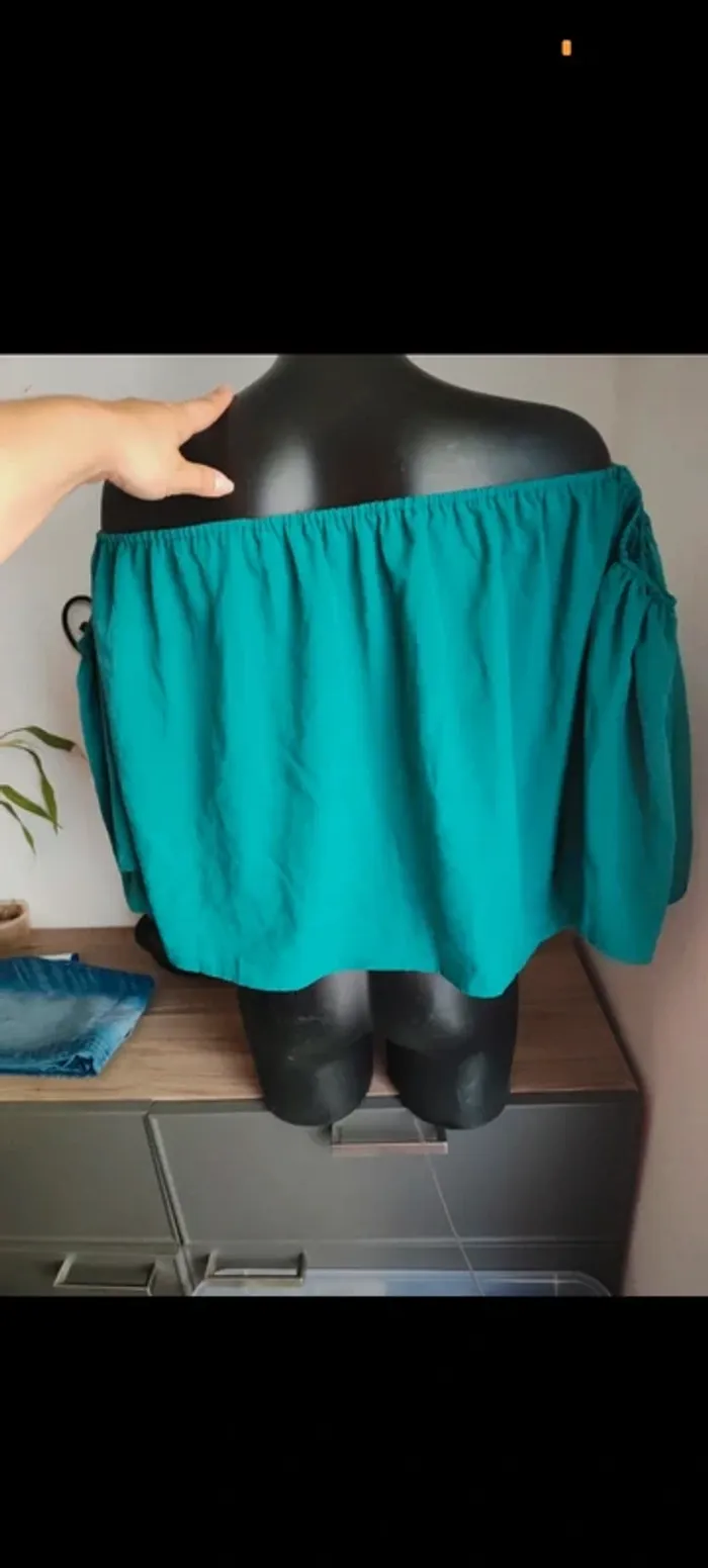 Haut été épaule dénudé taille unique - photo numéro 4