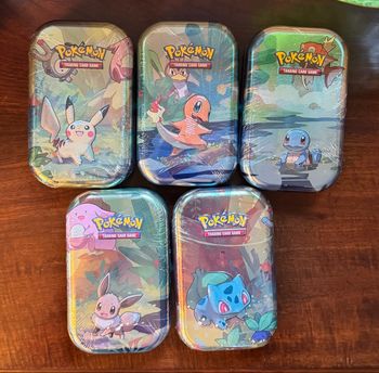 Lot 1 réservé, 5 mini tin