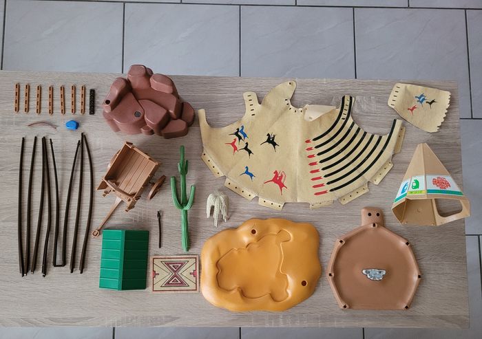 Lot playmobils Indiens - photo numéro 4
