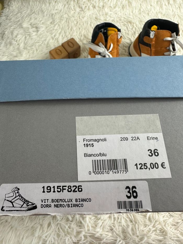 Paire de basket montante Franco Romagnoli taille 36 - photo numéro 6