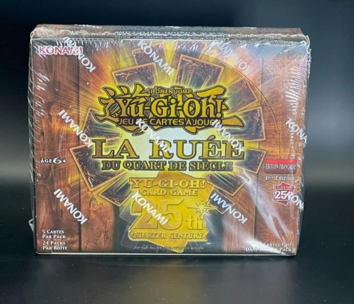 Yugioh Boîte de boosters La Ruée du Quart de Siècle en FR