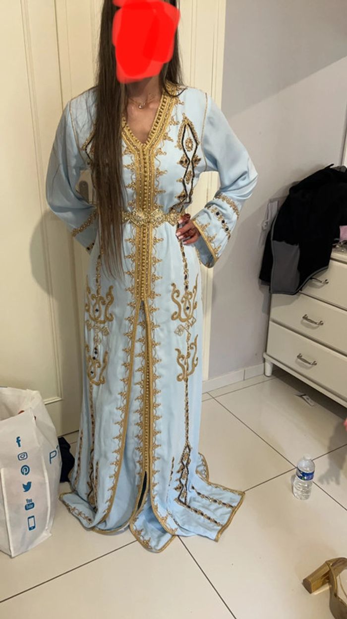 Caftan taille XS/S taille 34/36 en bonne etat - photo numéro 3