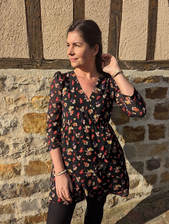 Robe fleurie Tours noir/multicolore
Taille S - photo numéro 2