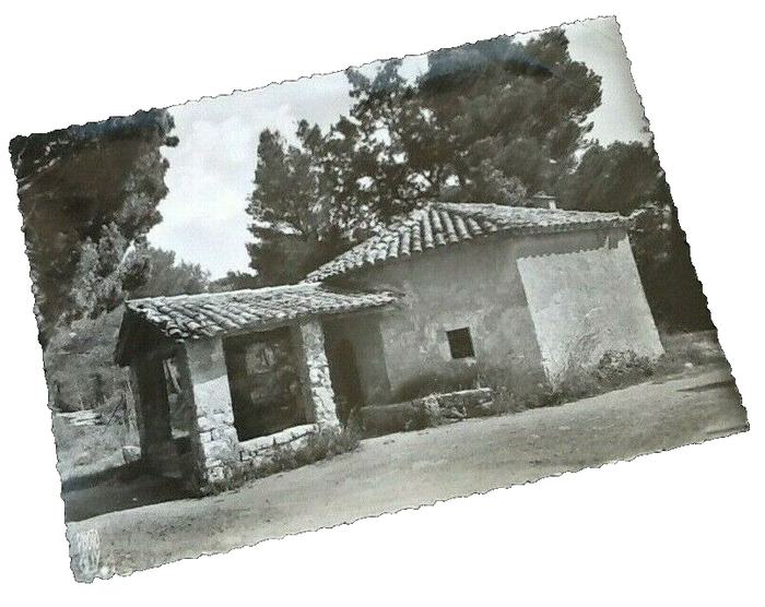 Carte postale ancienne Val de Mougins (Alpes-Maritimes) Chapelle Saint-Bartélémy
